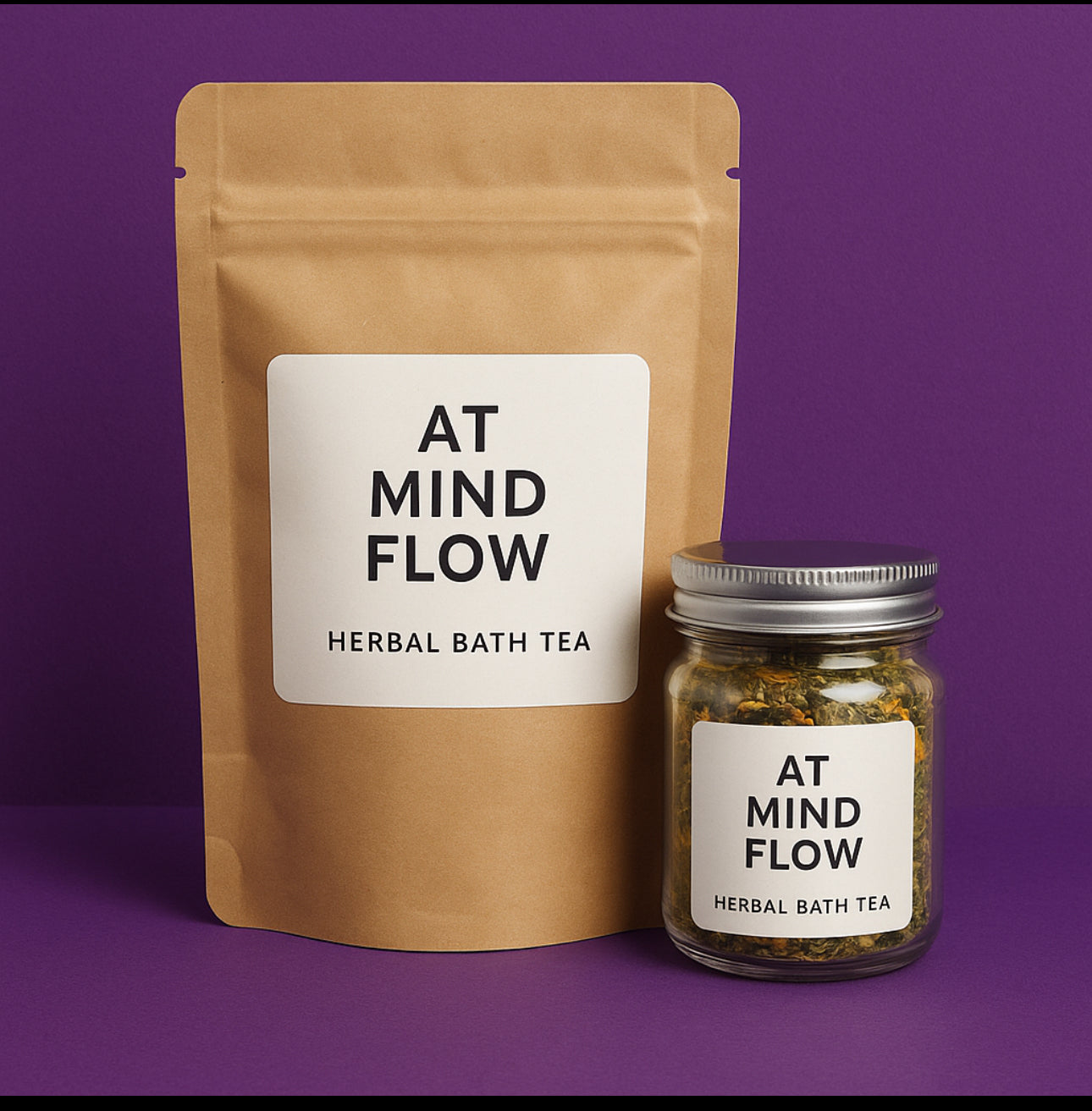 🧠 MindFlow – Herbal Bath Tea for Brain Balance & Focus