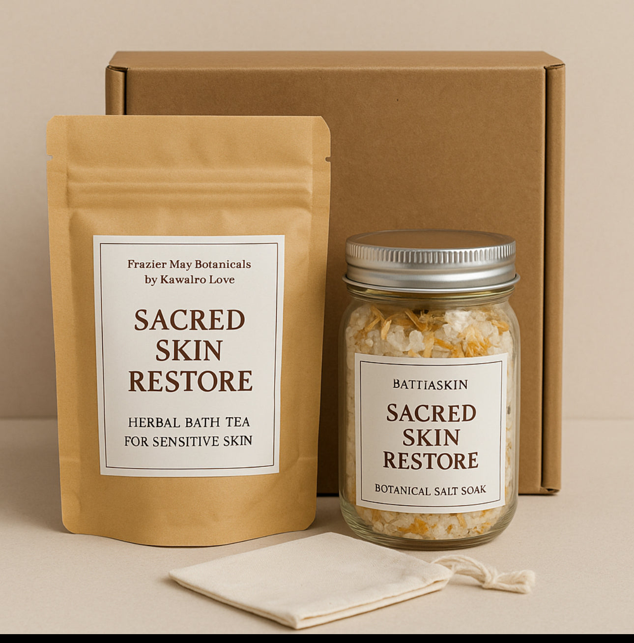 Sacred Skin Restore – Herbal Bath Tea for Sensitive Skin