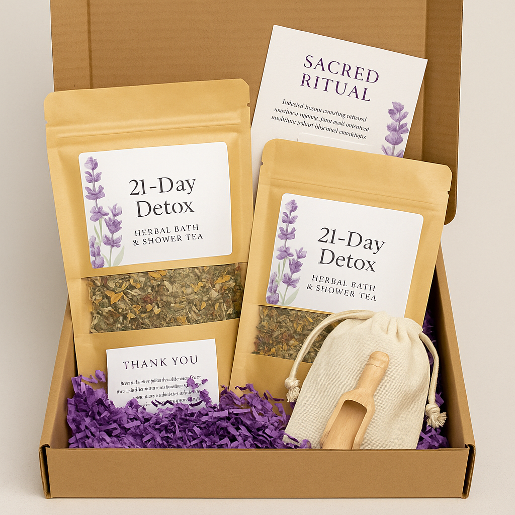 21 - Day Detox Bath & Shower Tea Frazier May Botanicals