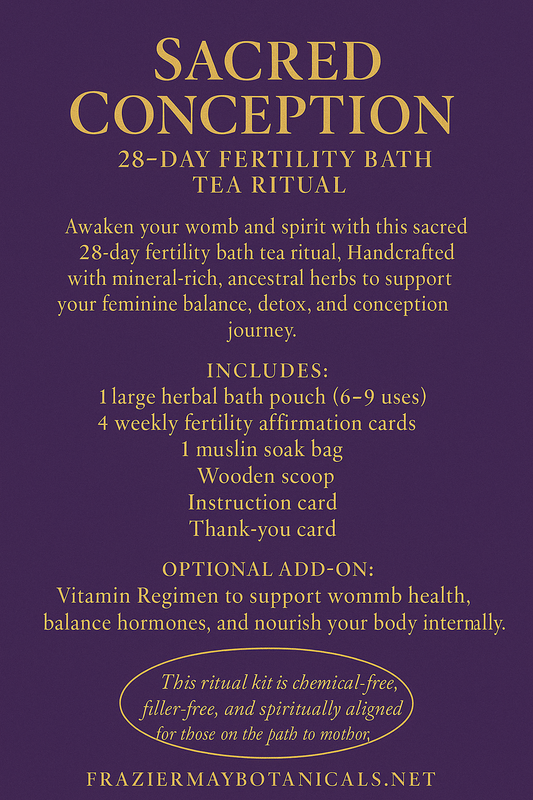 Sacred Conception: 28-Day Fertility Bath Tea Ritual