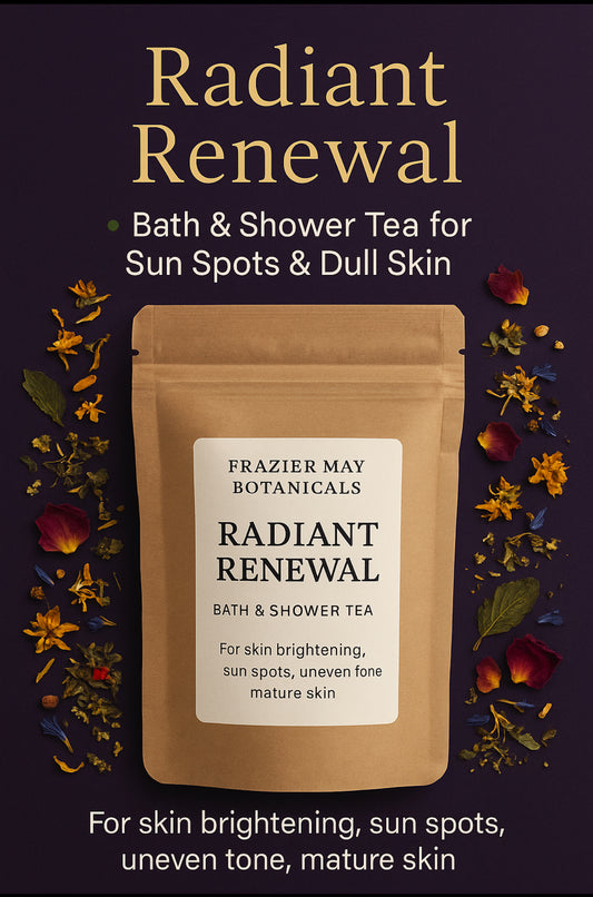 Radiant Renewal – Bath & Shower Tea for Sun Spots & Dull Skin