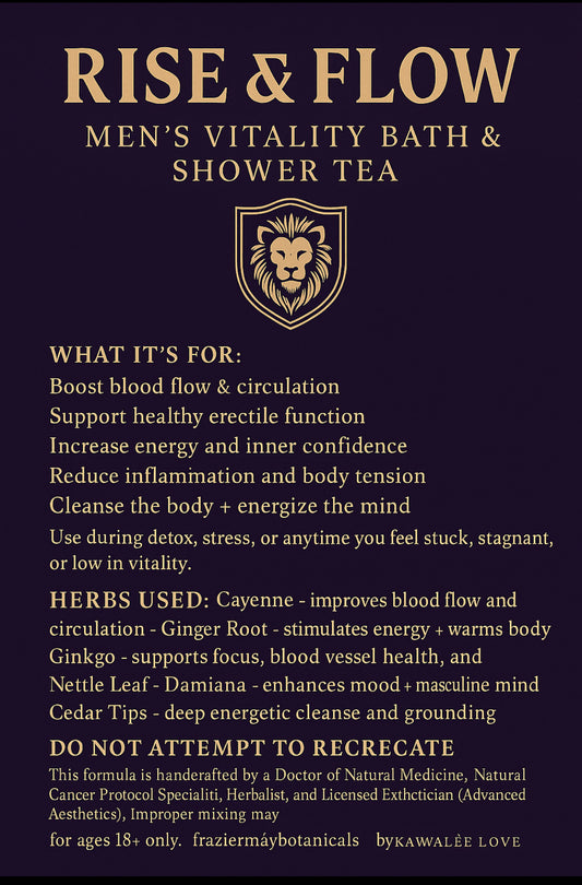 Rise & Flow – Men’s Vitality Bath Detox