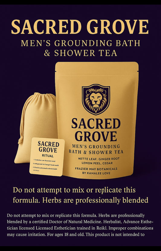 Sacred Grove: Men’s Grounding Bath & Shower Tea