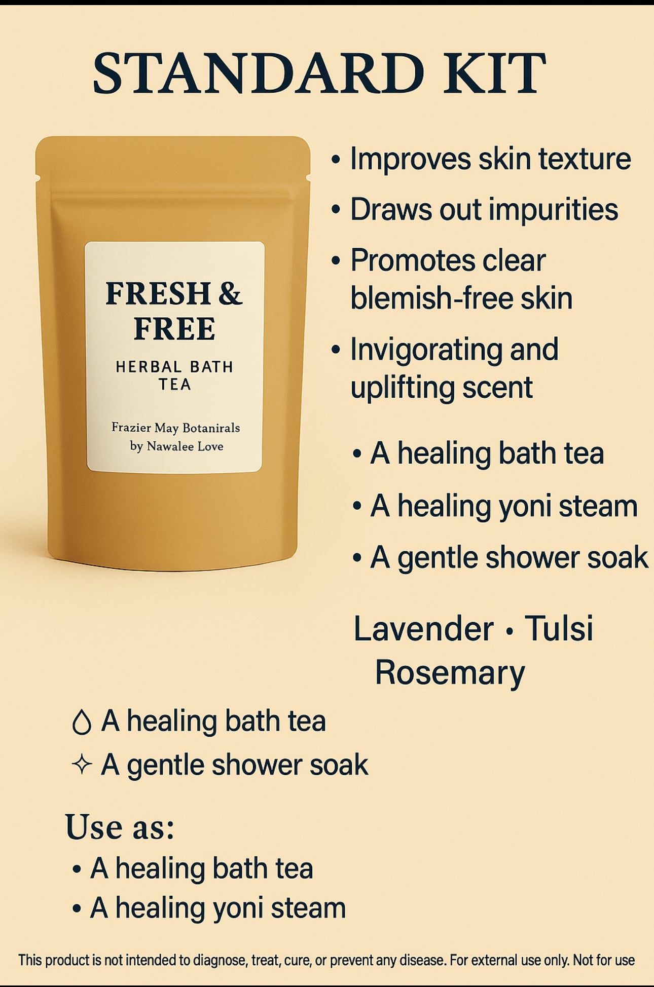Fresh & Free Herbal Bath Tea