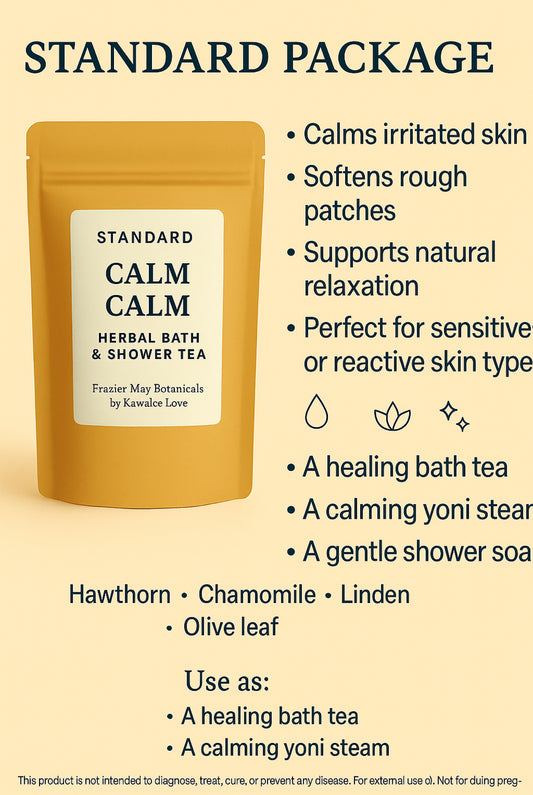 🌿 Calm Calm – Herbal Bath & Shower Tea